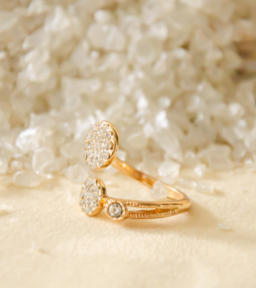 Bague Vanita - Radiance en Acier et Cristaux