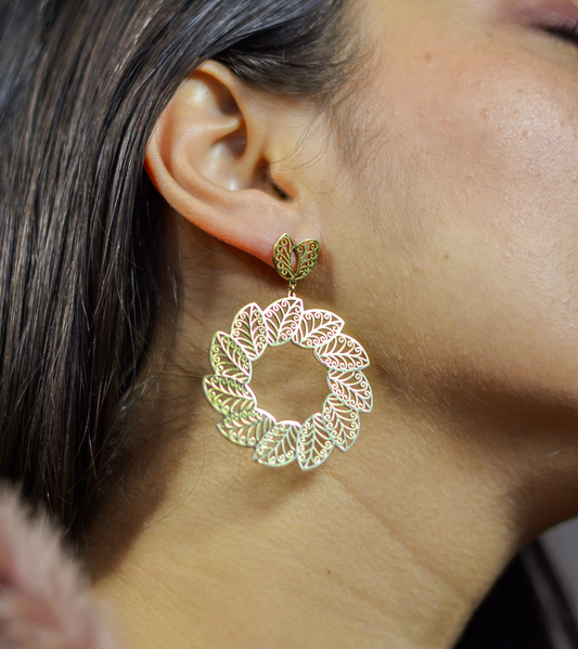 Boucles d'Oreille Flora : L'Éclat Printanier